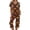 Black, Yellow, variant on Women Halloween Pajamas Set Print Halloween Pj Set 2-Piece Outfit Short Sleeve Top and 7/8 Pants for Parties, Daily Wear Black L