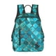 thumbnail image 1 of Balery Square Glass Mosaic Mochila ligera para hombre y mujer: duradera e impermeable, ideal para la escuela, el trabajo, viajes y uso diario., 1 of 7