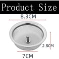 thumbnail image 2 of Stainless Steel Kitchen Sink Strainer Rust-proof Anti-clog Kitchen Sink Strainer Fits Most Standard Sized Sinks, 2 of 4