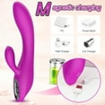 thumbnail image 3 of Adorime Clitoral G-spot Vibrator, Thrusting Rabbit Vibrator with 7 Vibration Frequencies, Purple, 3 of 4