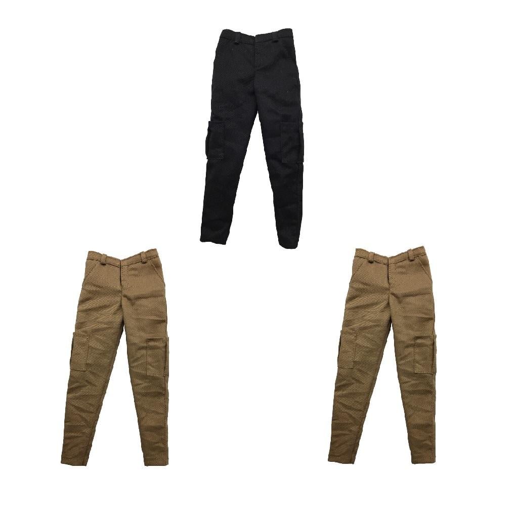 1/6 Male Clothes Pants Trousers Outfit for 12'' Action Figure Doll Khaki 