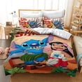 thumbnail image 1 of 3D Disney Home Lilo and Stitch Bedding Set Quilt Cover Twin Bedroom Decor for Kids Boy Girl Queen King Size Bedding SetEU-King Gao Jinjia LED, 1 of 2