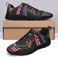 thumbnail image 4 of American Flag By Birth Welder By Choice Running Shoes Sneakers Mesh Black Size 11.5, 4 of 5