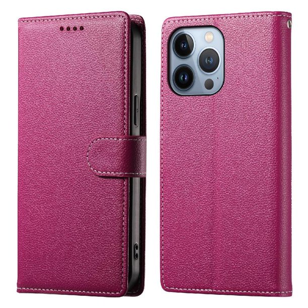 Funda para FOXDOCK iPhone 13 Pro – Cuero Premium, 3 ranuras para tarjetas, Protección contra impactos