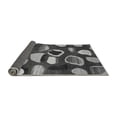 thumbnail image 2 of Ahgly Company Indoor Round Abstract Gray Modern Area Rugs, 4' Round, 2 of 4