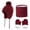 Red, variant on Chenyin Kids Toddler Hat Scarf Gloves 3PCS Set Padded Scarf Fall Winter Woolen Hat Boys Girls Gloves Warm Outfit 1-6 Years