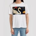thumbnail image 4 of Swan Men's Classic White 100% Cotton T-Shirt for Everyday Wear and Comfort, 4 of 5