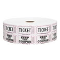 thumbnail image 2 of Indiana Ticket Company Double Roll Tickets, White, 2 of 2