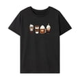 thumbnail image 1 of Camiseta de manga corta para mujer, camiseta suave con cuello redondo para mochilero, Camping, calle S, 1 of 7