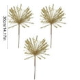 thumbnail image 3 of Honmine Christmas Decor Gold Powder Firecracker, Tassel Branch Bouquet Accessories, Sparkling Christmas Tree Decorations for Holiday, Home, Party, 3 of 6