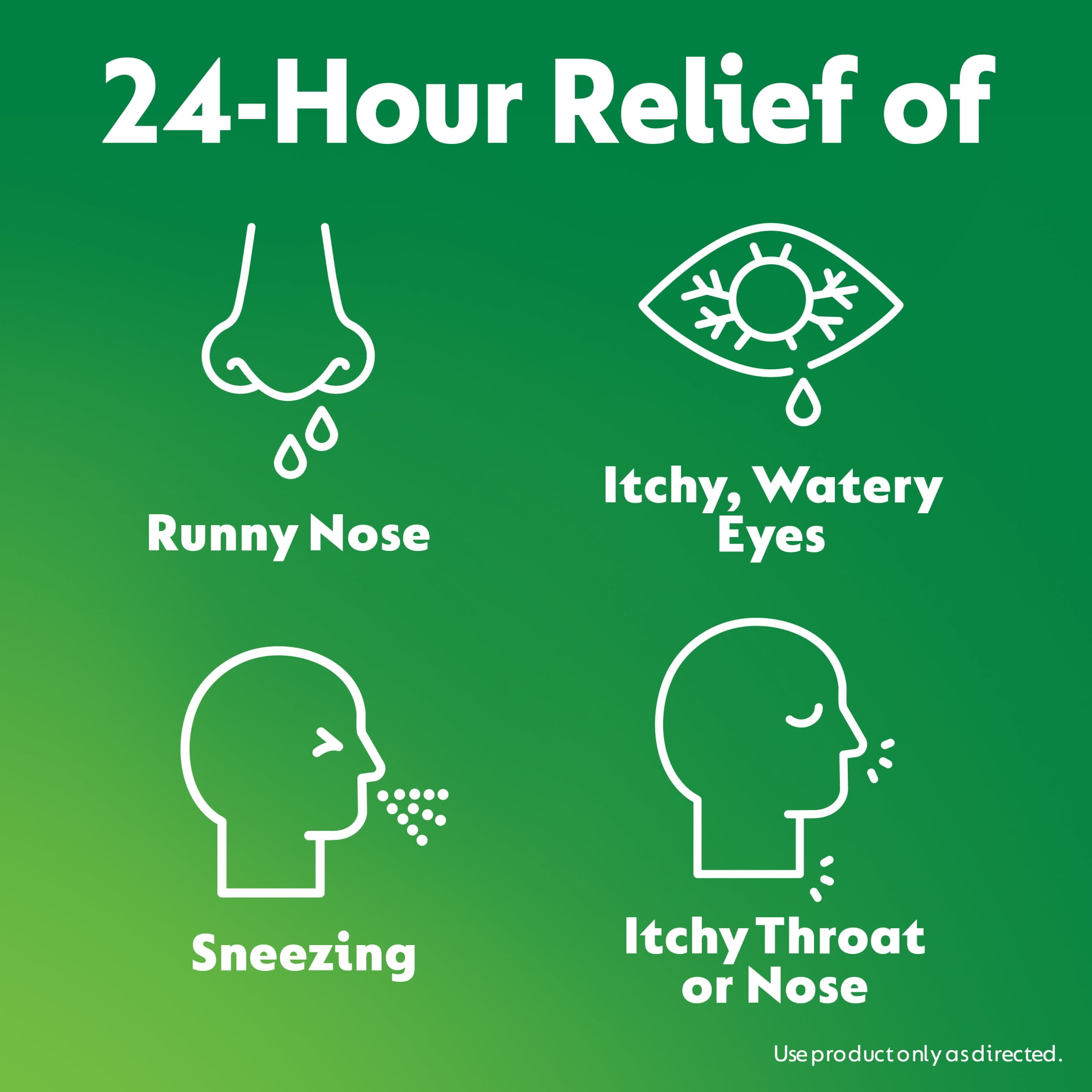 Zyrtec 24 Hour Allergy Relief Antihistamine Capsules, 40 Count