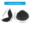 thumbnail image 3 of 2Piece Welding Helmets Covers And Bib Set Heat Resistant Leather Fabric Full Head Neck Protections For Welding Work, 3 of 8