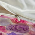 Flower Painting Duvet Cover Set Polyester Home Decor Luxury Bedding