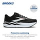 thumbnail image 2 of Shoe Brooks Ghost Max 2 Running & Walking para hombre, negro/blanco, 8.5 US, 2 of 6