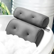 COALA HOLA Bath Spa Pillow Bathtub Back Pillow Polyester Tub Pillow Light Gray
