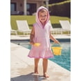 thumbnail image 5 of BemeyourBBs Kids Toddler Terry Cloth Swim Cover Up Dress Baby Boy Girl Swimsuit Wraps Sleeveless Pocket Hooded Coverup Dress Towel Beach Bathing Suit Swimwear, 5 of 9