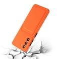 thumbnail image 3 of for Samsung Galaxy S22 Plus Case with Credit Card Holder Slot TPU Soft Silicone Scratch-Resistant Slim Wallet Case Protective Cover for Samsung Galaxy S22 Plus 6.6 inch,Orange, 3 of 6