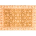 thumbnail image 1 of Ahgly Company Indoor Rectangle Oriental Orange Traditional Area Rugs, 2' x 4', 1 of 4