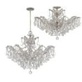 thumbnail image 2 of Crystorama 4439-GD-CL-MWP Traditional crystal Chandeliers 27in Gold Glass, 2 of 7