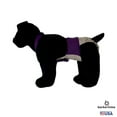 thumbnail image 4 of Barkertime Regal Purple on Beige Dog Diaper Overall, 4 of 6