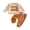 Brown, variant on Cjfdfy Toddler Baby Boy Thanksgiving Outfit Little Turkey Homemade Rolls Print Long Sleeve Sweatshirt And Pants Cute My First Thanksgiving Holiday Fall Winter Outfit 6M-4Y 