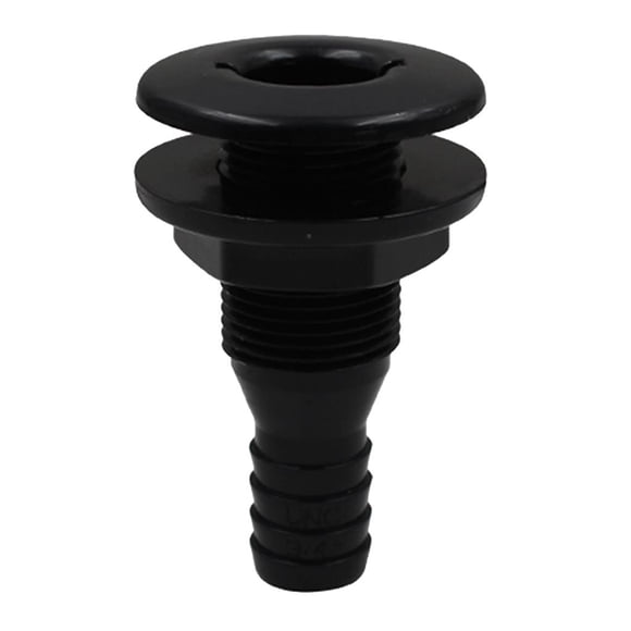 Conector Pasacasco Cola Plástico Negro 3/4 para Barco