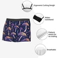 thumbnail image 5 of Rateoe Floral Hippie Mushrooms Mens Boxer Briefs Poly Spandex Performance Boxer Briefs Underwear Hem Boxer Briefs - Large, 5 of 8