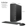 thumbnail image 6 of HP Slim Desktop, Intel Core i3-10105, 8GB RAM, 256GB SSD, Dark Black, Windows 11 Home, S01-pF2013w, 6 of 7