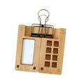 thumbnail image 4 of balikha Portable Watercolor Palette Box Paint Palette Tray 8 Grids Mini Wood Travel Watercolor Palette for Beginners Students Gouache With Clip, 4 of 9