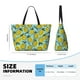 thumbnail image 4 of Fotbe Lemon Bolsa de Viaje para Playa - Resistente al Agua, Bolsa Tote de Gran Capacidad y Ligera con 7 Bolsillos para Mujeres y Hombres, 4 of 7