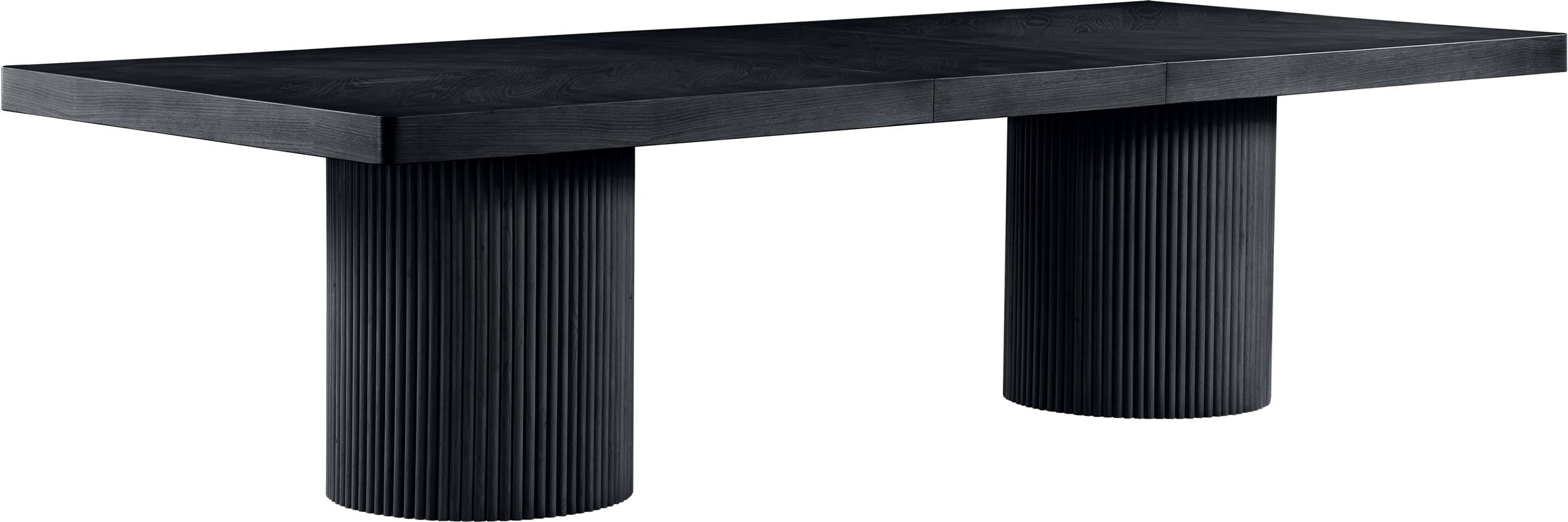 Meridian Furniture Belinda Black Acacia  with Veneer Dining Table