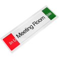 thumbnail image 2 of Office Door Sign Meeting Room In Use Available Sign Practical Slide Door Sign, 2 of 3