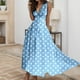 thumbnail image 1 of Vestidos Para Mujer Verano Vestido Informal de Playa Sin Mangas Con Escote En V y Estampado de Lunares Degradados A La Moda y Sexy Para Mujer, 1 of 4