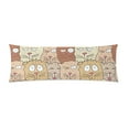 thumbnail image 1 of YUSDECOR Different Nature Cats Body Pillow Pillowcase Pillow Protector Cushion Cover 20x60 Inch, 1 of 2