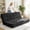 Black, variant on GOODONE 8" Futon Mattress,Thick Memory Foam Fold Mattress with Handles,Convertible Floor Mattress for Living Room and Bedroom,DGrey