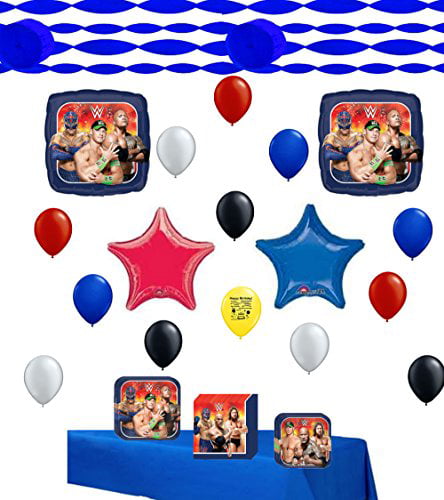 Details about   B-THERE WWE Party Pack for 8 Guests 8 Dessert Plates and 20 Beverage... 