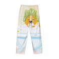 thumbnail image 6 of Balery Corgi In The Shower Cap Bathing print Men's Pajama Pants,Ultra Lightweight Pjs,Lounge Pant-Small, 6 of 9