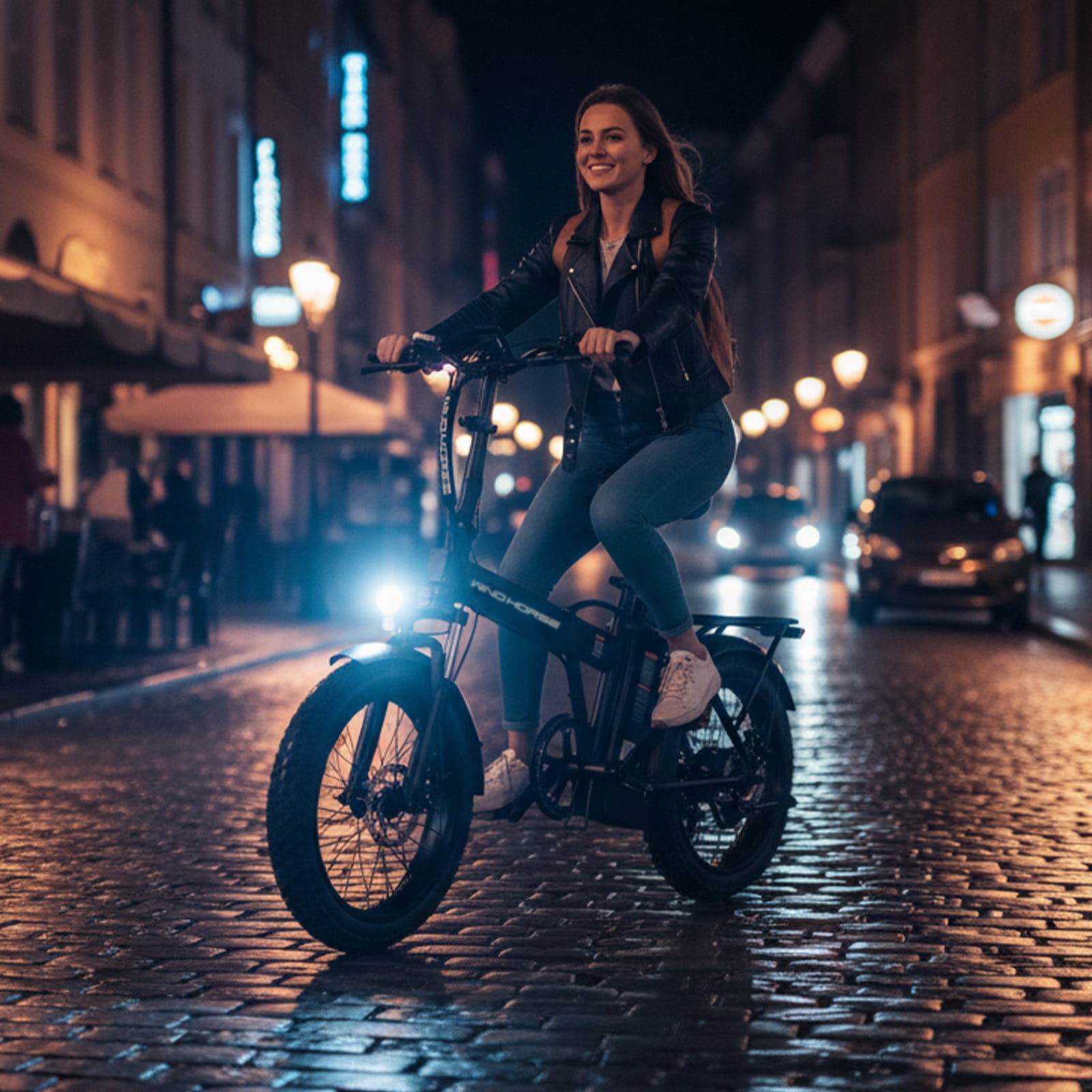 Windhorse 20" Fat Tire Electric Bike for Adults, 20 mph, 70 mile Range, 983W Motor, 48V 15.6Ah Removable Battery Foldable Ebike