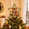 thumbnail image 3 of DIY Pearl Diamond Painting Christmas Tree Toppers – Sparkling Star Craft with Multiple Styles, Rhinestone Pearl Treetop Decor, Beginner-Friendly Holiday Craft Kit （Topper-Reindeer）, 3 of 6
