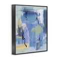 thumbnail image 3 of Stupell Industries Contemporary Blue Abstract Yellow Accents Black Framed Giclee Art, 11 x 14, by Grace Popp, 3 of 8