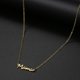 thumbnail image 1 of Stainless Steel Necklaces Mother's Day Mama Letter Pendant Collar Chain Fashion Necklace For Woman Jewelry Party Mom Best Gifts45cm Gao Jinjia LED, 1 of 1