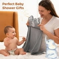 thumbnail image 3 of Momcozy Baby Hooded Towel, 8-Piece Bath for Boys or Girls, Washcloth Set with Cute Design, 3 of 6