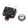 thumbnail image 2 of Thermal Circuit Breakers 9A 125/250V AC 32V DC Push Button Reset Overload Protectors Switch with Waterproof Cap 2 Pcs, 2 of 4