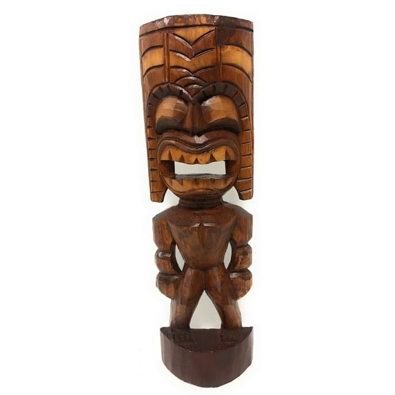 Big Kahuna Tiki 16" - Golden Oak Finish - Tiki Trophies | #bag15027e40
