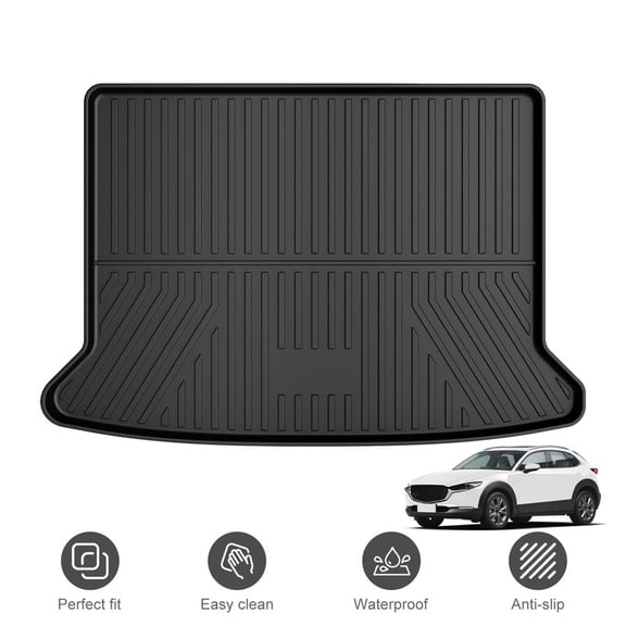 Custom Fit TPE Cargo Liner For 2019‑2026 Mazda CX‑30, All Weather Rear Trunk Mat, Mazda CX‑30 Automotive Accessories