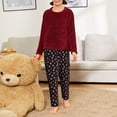 thumbnail image 6 of Gukieu Animal Paw 1 Print Youth Home Trousers, Elastic Waistband with Pockets for Home and Outing, Suitable for Children Aged 5-16-Large, 6 of 6