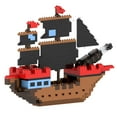 thumbnail image 2 of Brixies Pirate Ship 699 Piece Building Bricks Set Schäfer Toy Company 20576, 2 of 4