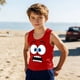 thumbnail image 2 of Niño Pequeño Niños Niños Camisola sin Mangas Suave Gradiente Impresión Moda Lindo para el Pageant Casa Boda Fiesta Casual, 2 of 8