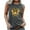 Gray, variant on Women Sleeveless Crop Tops Plus Size, Button Down Blouses for Women Business Casual Crew Neck Tops Grey White Summer Tops for Teens Past