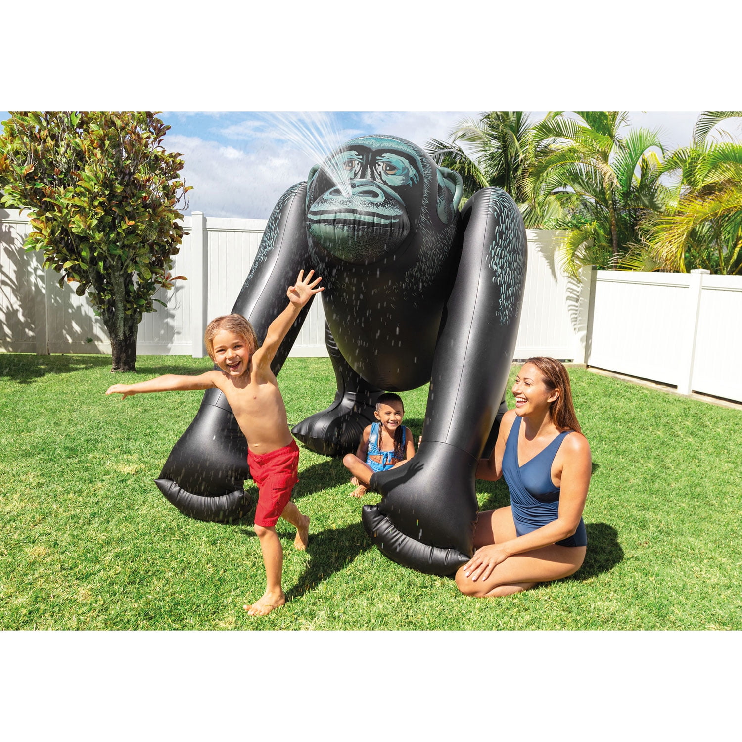 Intex 56595EP Outdoor 70 Inch Inflatable Gorilla Kids Play
